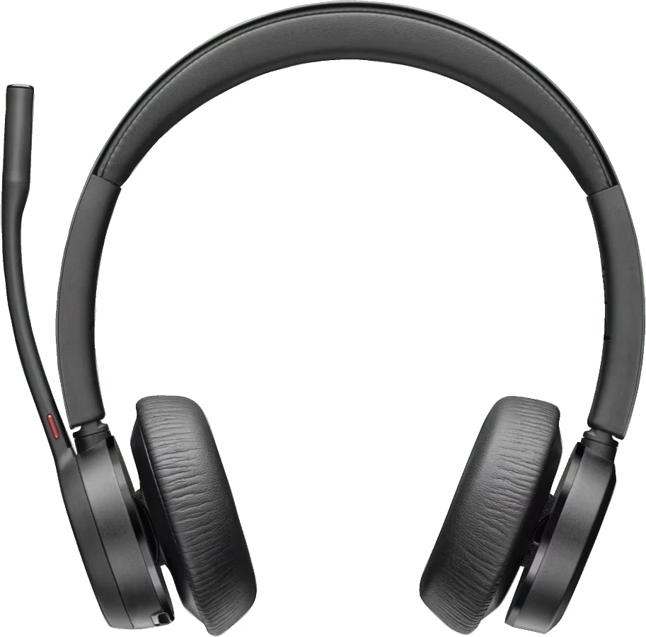 HP Poly VOYAGER 4320 M Microsoft Teams zertifiziertes Headset mit Ladestation Schwarz